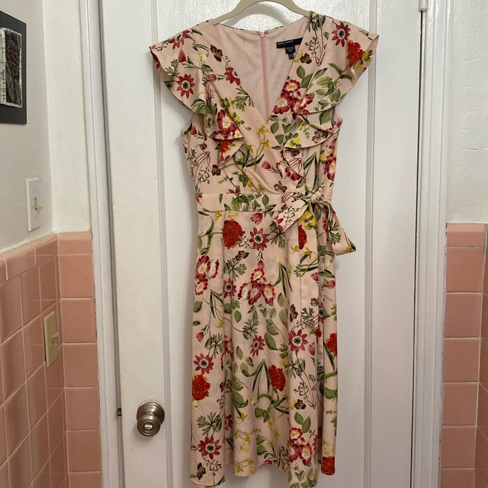 Maggy London Ruffle Dress - Size 6